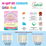 al quran custom untuk anak murah