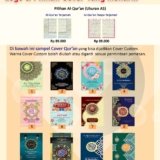 jual alquran custom nama cover