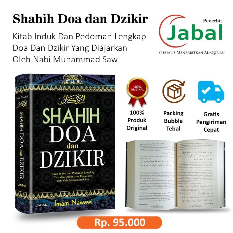 shahih doa dan dzikir penerbit jabal